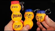 HOW TO MAKE GRENADES. Homemade BOMBS FOR ENTERTAINMENT