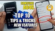 Samsung Galaxy A04s New Top 10 Tips & Tricks - Hidden Features [For All A Series] English Tutorial