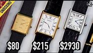 The Best Cartier Tank Watch Alternative Under $100 You've Never Heard Of: Seiko 7740-5000 vs SWR052