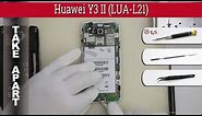 How to disassemble 📱 Huawei Y3 II (LUA-L21) Take apart Tutorial