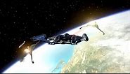 Enterprise NX-01 and Columbia NX-02 battle Klingon ships