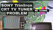 How to fix Sony Trinitron CRT TV 14 inch, Tuner Problem?