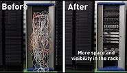 Rack re-cabling TIMELAPSE with ThinPATCH and Patchsee System : Fast, secure and easy !