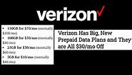 Verizon Prepaid Data Only Plans Explained
