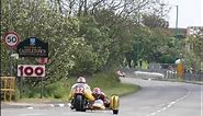Running out of Road Full Race 3 Camera Angles Isle of Man Pre TT Classic Sidecar Road Racing 2014