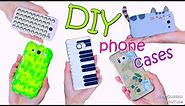 5 DIY Phone Case Designs – How To Make Slime, Pusheen, Piano, Map and Studded Phone Covers