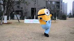 Dance by Despicable me minion mascot costume from MascotShows.com