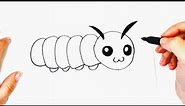 How to draw a Worm Step by Step | Worm Drawing Lesson