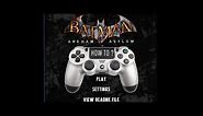 How to play Batman Arkham Asylum with a PS4/PS3/PS2 controller