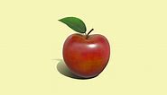 Realistic Golden Apple - 3D model by Charles Smith (Blitz Mobile Apps) (@BlitzMobileApp)