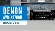 Denon AVR-X2700H 8K Receiver Overview
