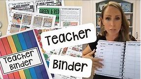 Teacher Binder for Preschool, Pre-K, & Kindergarten Teachers