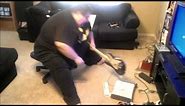 Fat Guy Destroys Xbox