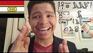 Man Speaking Egyptian Hieroglyphs(Coptic)☥!