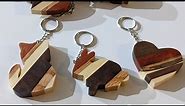 DIY Scrap Wood Keychains, Woodworking