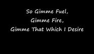 Fuel Lyrics by Metallica