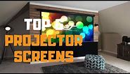 Best Projector Screen in 2019 - Top 6 Projector Screens Review