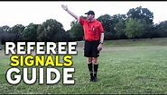 Soccer Referee Signals Guide