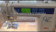 Elna Quilter’s Dream Pro 7200 Demo | Threading the Machine | Sewing Buttonholes | Sewing Alphabet