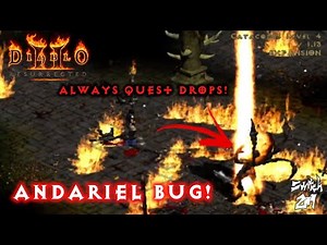 Andariel Bug Trick: GG Quest Drops Every Time! 2 Minute Tips - Any Version of Diablo 2