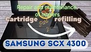 SAMSUNG SCX 4300 Refilling the Cartridge. How to replace the toner? #samsung