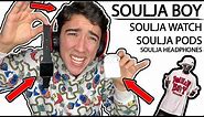 I ACTUALLY Bought Soulja Boy’s NEW "Soulja Watch", Soulja Pods, & Soulja Headphones ($500 WASTED) 😂