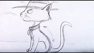 How to Draw an Black Cat (Step by Step) Halloween Cartoon
