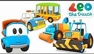 Car cartoons full episodes & Leo the truck cartoon for kids - Street vehicles & big trucks for kids.