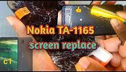 Nokia TA-1165 screen replacement / c1 LCD display and touch replacement / nokia
