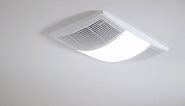 Broan-NuTone PowerHeat 80 CFM Ceiling Bathroom Exhaust Fan with Heater and CCT LED Lighting BHFLED80