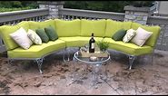 How to Make Cushions for a Curved Patio Set