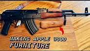 WASR AK-47 Making Apple Wood Furniture