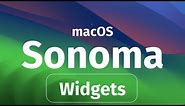Add and Customize Widgets on macOS Sonoma