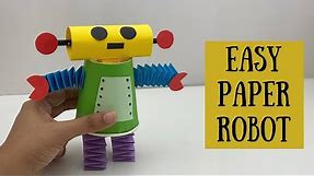 How To Make Moving Paper ROBOT Toy For Kids / Nursery Craft Ideas / Paper Craft Easy / KIDS crafts