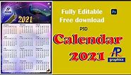 calendar 2021 free download