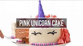How to Make Pink Unicorn Cake