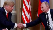 Trump caught winking at Putin before talks in Helsinki