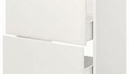 ENHET spodná skrinka na umýv, 2 zásuvky, biela, 60x42x60 cm - IKEA