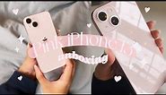 🍎 iphone 13 aesthetic unboxing ✨ [ pink + 256gb ] 🤍