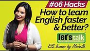How to learn English faster & better? Free Spoken English lessons
