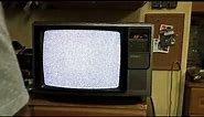 Sylvania 1980s CRT TV