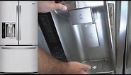 LG Refrigerator Ice Dispenser Repair: Ice Dispenser Flap Not Closing