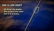 How to tie a Uni-to-Uni Knot (a.k.a. Double Uni) by PENN