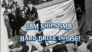 IBM's Revolutionary 5MB Hard Drive Shipment in 1956 | Tech History Unveiled #history