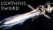 How To Make a LIGHTNING SWORD! - Electric Taser Sword, Simple Design (⚡SHOCKING Results⚡)