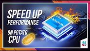 How To Boost Celeron Processor Speed To Maximum Performance / Smooth Windows & Games