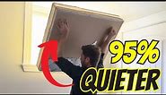 Cheapest BEST way to Soundproof a Window to BLOCK ALL NOISE