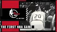 Remembering the first game in NBA history (with actual footage!) | NBA Today