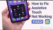 How to Fix Assistive Touch Not Working on iOS 16【2022】