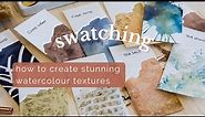 Watercolour Texture Techniques You Have to Try!